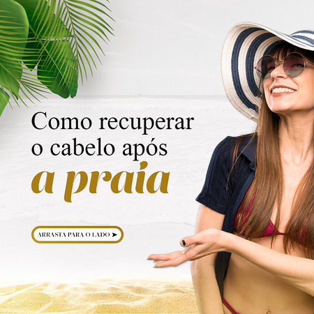 como recuperar o cabelo depois da praia 1